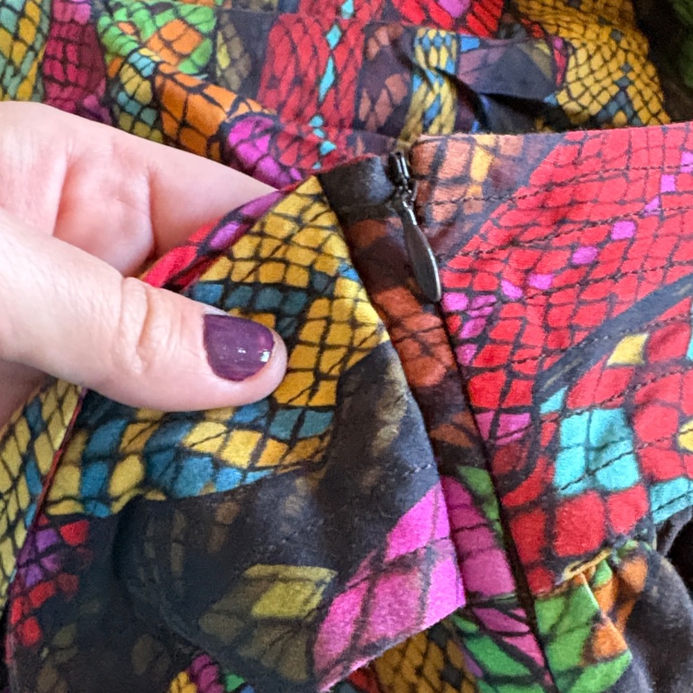 FARM Rio Colorful A-Line Skirt - Picture 10 of 12